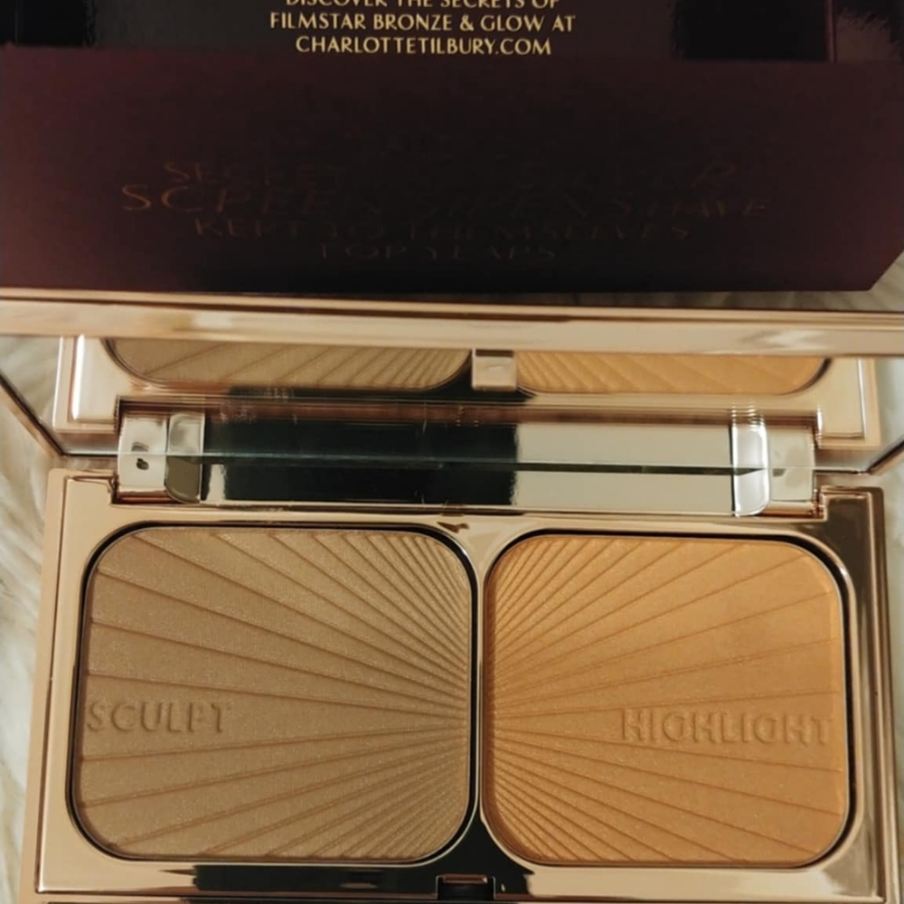 💖FIRM! NWT CHARLOTTE TILBURY FILMSTAR BRONZE & GLOW FACE SCULPT AND HIGHLIGHTER - Picture 9 of 14